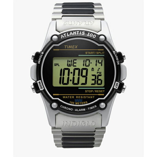 【10%OFFクーポン利用で】TIMEX タイメックス アトランティス100 シルバー デジタル TW2U31100 メンズ 腕時計 国内正規品 送料無料 【10%OFFクーポン利用で】TIMEX タイメックス アトランティス100 シルバー デジタル TW2U31100 メンズ 腕時計 国内正規品 送料無料