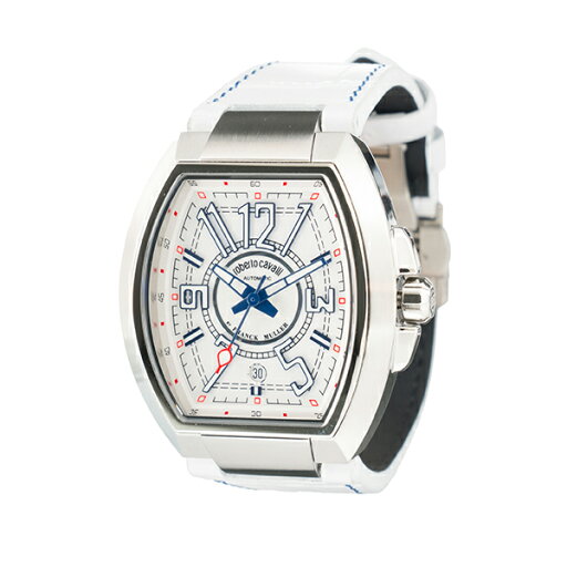roberto cavalli by FRANCK MULLER ロベルト カヴァリ バイ フランク ミュラー トノー 機械式 自動巻き ホワイト シルバー RV1G207L0021 メンズ 腕時計 国内正規品 送料無料 roberto cavalli by FRANCK MULLER ロベルト カヴァリ バイ フランク ミュラー トノー 機械式 自動巻き ホワイト シルバー RV1G207L0021 メンズ 腕時計 国内正規品 送料無料