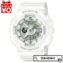 カシオ Baby-G 腕時計（メンズ） 【10％OFFクーポン利用で】CASIO カシオ Baby-G ベイビージー ベビージー ホワイト 白 BA-110X-7A3JF レディース 腕時計 国内正規品 送料無料