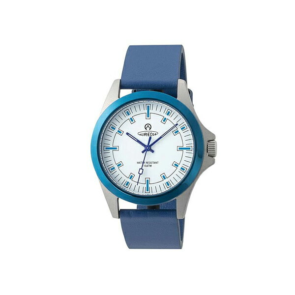 Rakuten - 【10％OFFクーポン利用で】AUREOLE オレオール 革バンド SW-616M-03 メンズ 腕時計 国内正規品 送料無料