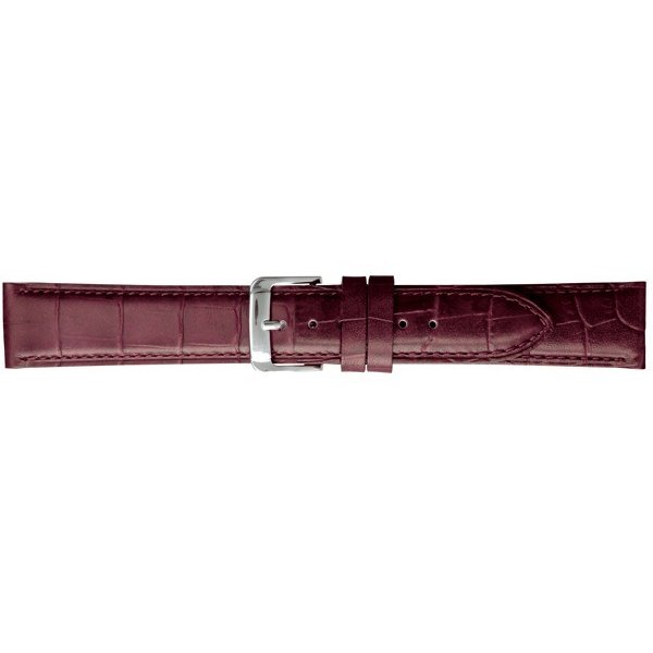 腕時計 Chronostaff DAH DAHの【10％OFFクーポン利用で】BKME051ER BAMBI バンビ SCOTCHGARD スコッチガード ワイン 牛革型押し 腕時計用 革バンド 送料無料｜アングル2