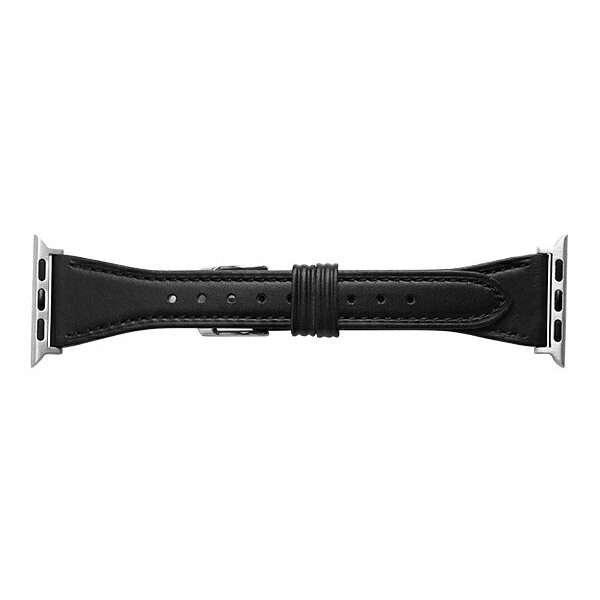 腕時計 Chronostaff DAH DAHのRWE032AU バンビ BAMBI for apple watch ecopurela エコピュアラ 黒 ブラック アップルウォッチ用 革バンド 送料無料｜アングル2