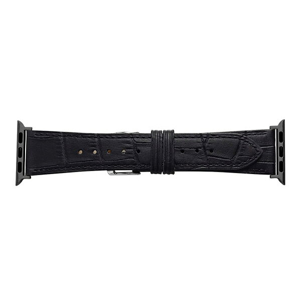 腕時計 Chronostaff DAH DAHの【10％OFFクーポン利用で】バンビ BAMBI for Apple Watch 黒 ブラック RWK531AU アップルウォッチ用 革バンド 送料無料｜アングル2