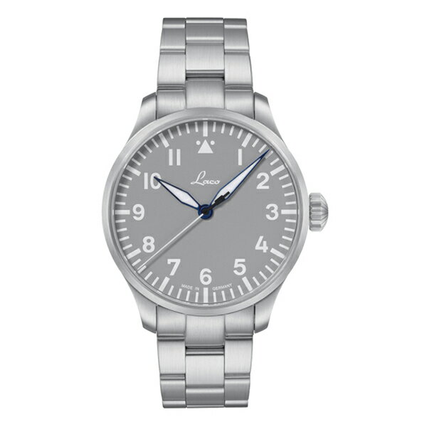 【10%OFFクーポン利用で】Laco ラコ パイロット アウクスブルク42 グラウ 862158.MB メンズ 腕時計 国内正規品 送料無料