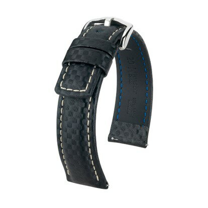 【2,000円OFFクーポン利用で】HIRSCH ヒルシュ Carbon 02592050-2-20 腕時計交換用革ベルト 国内正規品 送料無料