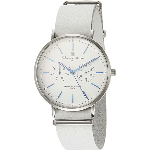 Salvatore Marra サルバトーレマーラ SM15117-SSWHBL ユニセックス 男女兼用腕時計 国内正規品 送料無料