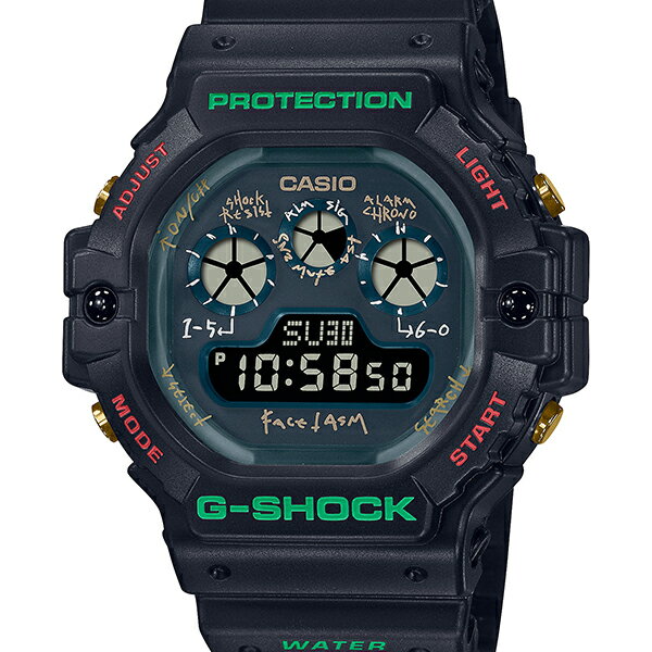 G-SHOCK Gショック CASIO カシオ ジーショック FACETASMタイアップ DW-5900FA-1JR メンズ 腕時計 国内正規品 送料無料