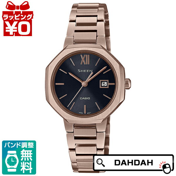 【10％OFFクーポン利用で】シーン SHEEN カシオ CASIO 八角サファイアソーラー SHS-4529CG-1AJF レディース 腕時計 国内正規品 送料無料