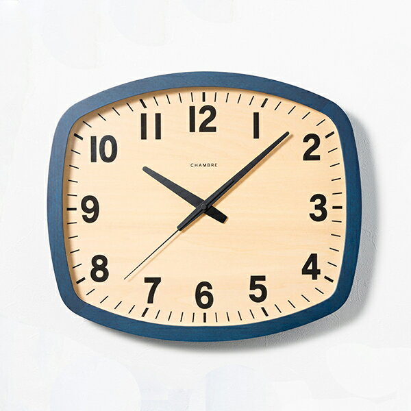 【クーポン利用で2,000円OFF】INTERZERO インターゼロ CHAMBRE シャンブル CH-028NVR 掛け時計 国内正..