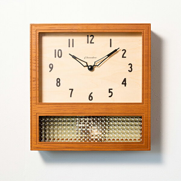 【10％OFFクーポン利用で】INTERZERO インターゼロ CHAMBRE シャンブル CH-057CB 振り子時計 国内正規品 送料無料