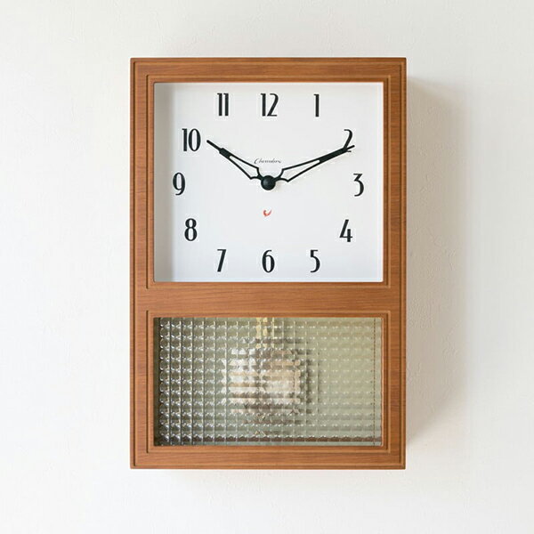 【クーポン利用で2,000円OFF】INTERZERO インターゼロ CHAMBRE シャンブル CH-063CB 振り子時計 国内正..