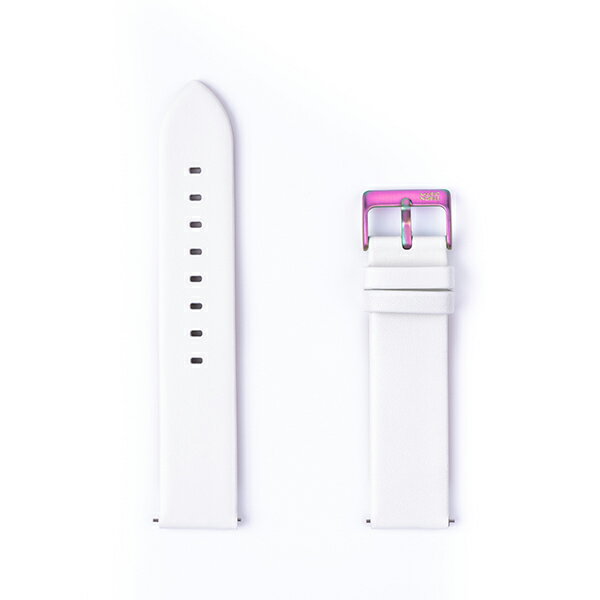 MIMOSA(ミモザ) 時計バンド DM腹ワニ 11mm ブラック (美錠:銀) WDM-A11