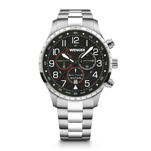 ウェンガー 腕時計（メンズ） WENGER ウェンガー アティテュード クロノ ATTITUDE CHRONO 01.1543.120 メンズ 腕時計 国内正規品 送料無料