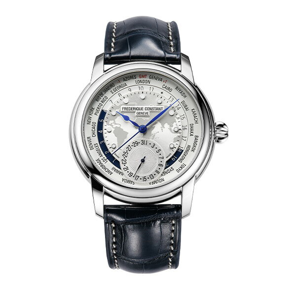 【10%OFFクーポン利用で】FREDERIQUE CONSTANT フレデリック コンスタント クラシック ワールドタイマー マニュファクチュール FC-718WM4H6 メンズ 腕時計 国内正規品 送料無料