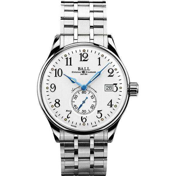 【10％OFFクーポン利用で】BALL WATCH ボールウォッチ スタンダードタイム クラシック NM3888D-S1CJ-WH メンズ 腕時計 国内正規品 送料無料