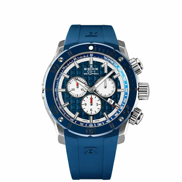 【10%OFFクーポン利用で】EDOX エドックス クロノオフショア1 クロノグラフ 10221-3BU9-BUIN9 メンズ 腕時計 国内正規品 送料無料