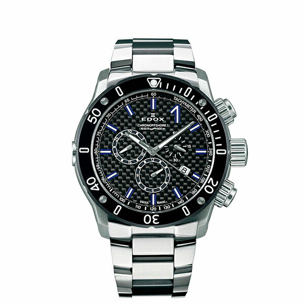 【10％OFFクーポン利用で】EDOX エドックス クロノオフショア1 クロノグラフ 10221-3M-NIBU2 メンズ 腕時計 国内正規品 送料無料