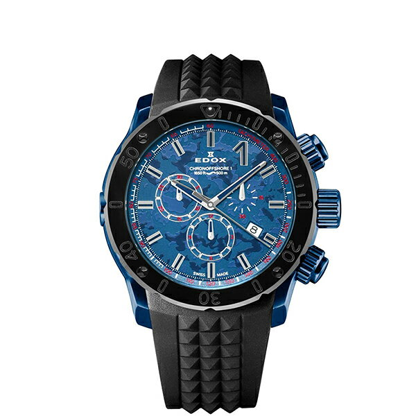 EDOX エドックス クロノオフショア1 クロノグラフ スペシャルエディション 10221-37BU5-BUM5 メンズ 腕時計 国内正規品 送料無料