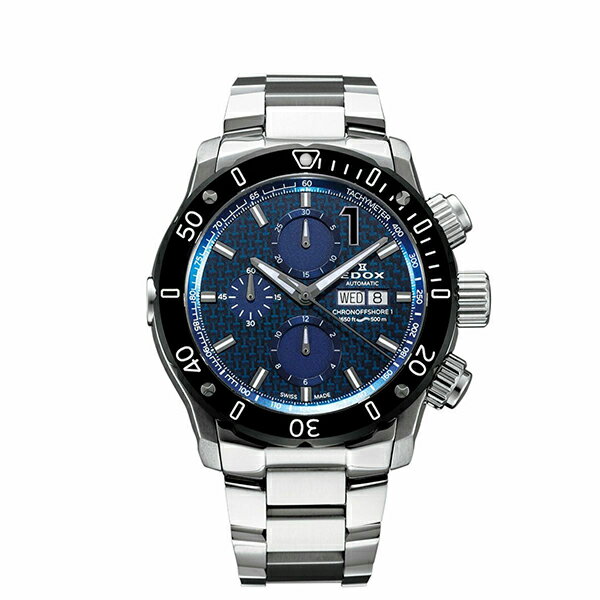 EDOX エドックス クロノオフショア1 クロノグラフ オートマティック 01122-3M-BUIN1 メンズ 腕時計 国内正規品 送料無料