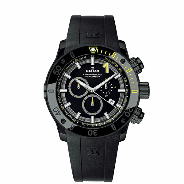 【2,000円OFFクーポン+店舗内3点で10倍、2点でも5倍】EDOX エドックス クロノオフショア1 クロノグラフ 10221-37N-NINJ メンズ 腕時計 国内正規品 送料無料