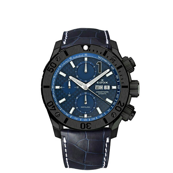 【2,000円OFFクーポン利用で】EDOX エドックス クロノオフショア1 クロノグラフ オートマティック 01114-37N-BUIN-L メンズ 腕時計 国内正規品 送料無料