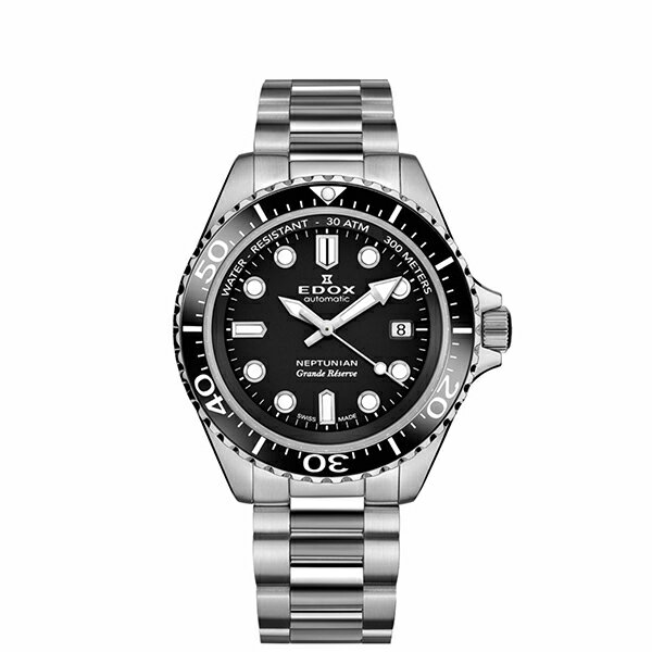EDOX エドックス ネプチュニアン グランデ リザーブ デイト オートマティック 80801-3NM-NIN メンズ 腕時計 国内正規品 送料無料