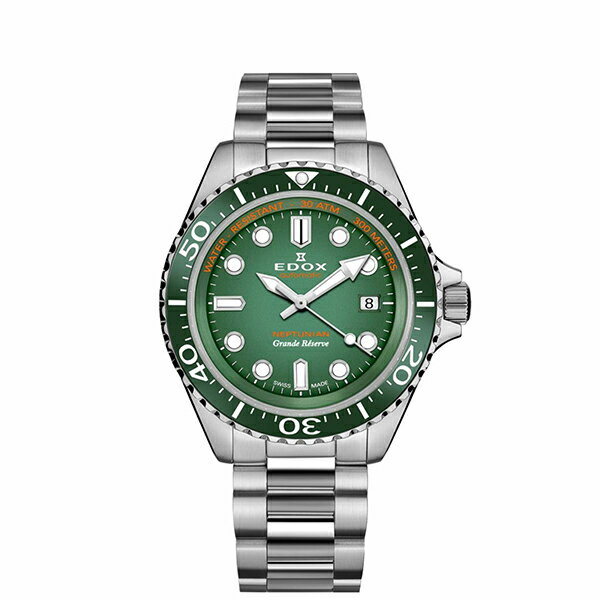 EDOX エドックス ネプチュニアン グランデ リザーブ デイト オートマティック 80801-3VM-VDN メンズ 腕時計 国内正規品 送料無料