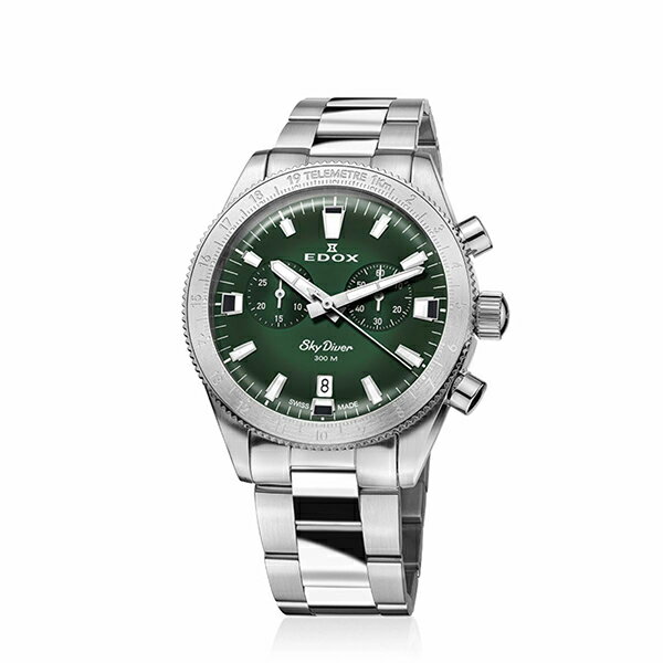 【2,000円OFFクーポン利用で】EDOX エドックス スカイダイバー クロノグラフ 10116-3-VIDN メンズ 腕時計 国内正規品 送料無料