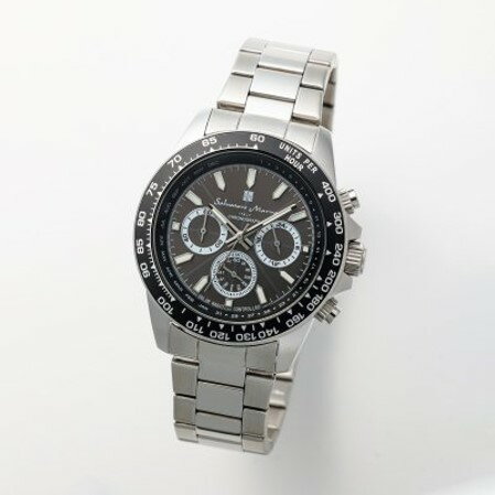 メーカー：Salvatore Marra サルバトーレマーラ製品名：SM24108-SSBKJANコード：4560338474486防水：10気圧防水ケースサイズ（mm）： 横（リューズ含めず）×縦×厚さ：42×42×17バンド素材：ステンレスガラス素材：ミネラルクリスタルガラスケース素材：ステンレス機能 付加仕様：ムーブメント：クオーツ 重さ：約148g バンドサイズ（最大）：約21cm バンド幅：22mm 特徴：電波受信 ソーラー充電 クロノグラフ(60分積算計、1/1秒計) 24時間計 カレンダー(月/日/曜日) 付属品：専用ボックス 取扱説明書Salvatore Marra サルバトーレマーラ SM24108-SSBK ステンレスバンド メンズ 電波ソーラー 腕時計メーカー希望小売価格はメーカーカタログに基づいて掲載していますSalvatore Marra サルバトーレマーラ SM24108-SSBK ステンレスバンド メンズ 電波ソーラー 腕時計