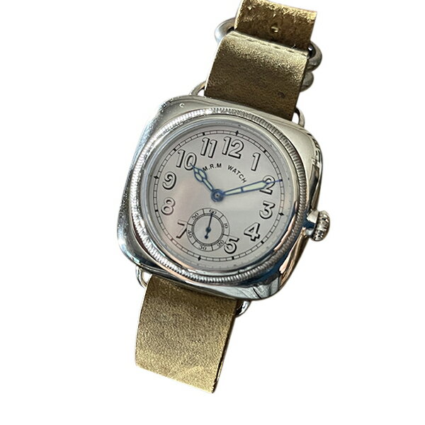 【10％OFFクーポン利用で】M.R.M.W. モントルロロイ ミリタリーウォッチ Cushion Watch スモセコ CU-WH-05CFL メンズ 腕時計 国内正規品 送料無料