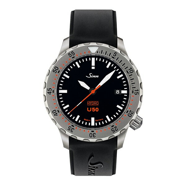 Sinn ジン ダイビング ウォッチ U50.HYDRO シリコン メンズ 腕時計 国内正規品 送料無料