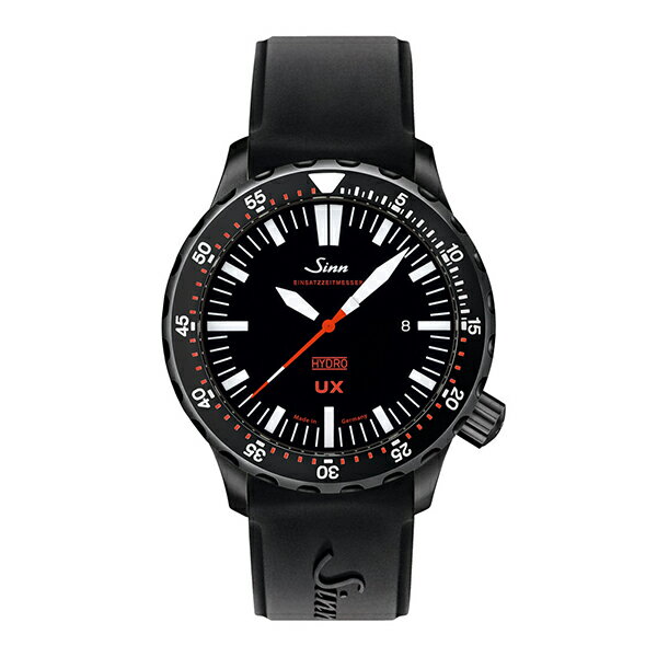 メーカー：Sinn ジン製品名：UX.S（EZM2B）ムーブメント：・ETA955.652（クォーツ／7石） ・長寿命バッテリー 約7年機能：・時・分・秒（センターセコンド） ・デイト表示ケース・ベルト：・ケース：Uボート・スチール（PVD加工＋テギメント加工） ・ベルト：シリコンストラップ ・風防：両面無反射サファイアクリスタル ・特殊結合方式の逆回転防止ベゼル（PVD加工＋テギメント加工） ・裏蓋：Uボート・スチール、ねじ込み式 ・防水性能：500気圧防水（ハイドロテクニックにより特殊オイル充填） ・負圧耐性サイズ・重量：・ケースサイズ：直径44mm×厚さ13.3m ・重量：105g（ベルトを除く） ・ベルト幅：22mmその他：・保証期間：3年 ・船級・認証機関DNV GL検定済み説明：UXのケースやリューズ、ベゼルにジン・テクノロジーによるテギメント加工を施したオールブラックの精悍な印象のモデルです。Uシリーズの時計ケースには、ジン社独自の時計素材であるドイツ最新鋭の潜水艦Uボートの鋼鉄を使用しています。このUボート・スチールは海水耐性が優れているだけでなく、残留磁気を帯びずに反磁気性があり、またひび割れに対する耐性が高いといった特徴があります。このUボート・スチールにジン独自のテギメント加工とブラックハード・コーティングを施しキズがつきにくいという特性もあります。さらに逆回転防止ベゼルにもブラック・ハード・コーティングを施しているので、強い衝撃でも傷がつきにくく、特殊結合方法により衝撃でも外れることはありません。ジン社独自のハイドロ・テクニックで時計ケースに特殊なオイルを封入することにより、あらゆる角度からの視認性が高く、驚異の5,000mという高い防水性能を誇ります。DNV GLによりマイナス20℃からプラス60℃までの領域で作動安定性が確認されています。補足：※こちらの商品は当社の実店舗や他サイトでも同時に販売している為、ご注文のタイミングによっては完売になってしまっている場合がございます。その際はキャンセルのメールを差し上げますので悪しからずご了承くださいませ。Sinn ジン ミッションタイマー EZM2B クォーツ ドイツ製 UX.S（EZM2B）メーカー：Sinn ジン製品名：UX.S（EZM2B）ムーブメント：・ETA955.652（クォーツ／7石） ・長寿命バッテリー 約7年機能：・時・分・秒（センターセコンド） ・デイト表示ケース・ベルト：・ケース：Uボート・スチール（PVD加工＋テギメント加工） ・ベルト：シリコンストラップ ・風防：両面無反射サファイアクリスタル ・特殊結合方式の逆回転防止ベゼル（PVD加工＋テギメント加工） ・裏蓋：Uボート・スチール、ねじ込み式 ・防水性能：500気圧防水（ハイドロテクニックにより特殊オイル充填） ・負圧耐性サイズ・重量：・ケースサイズ：直径44mm×厚さ13.3m ・重量：105g（ベルトを除く） ・ベルト幅：22mmその他：・保証期間：3年 ・船級・認証機関DNV GL検定済み説明：UXのケースやリューズ、ベゼルにジン・テクノロジーによるテギメント加工を施したオールブラックの精悍な印象のモデルです。Uシリーズの時計ケースには、ジン社独自の時計素材であるドイツ最新鋭の潜水艦Uボートの鋼鉄を使用しています。このUボート・スチールは海水耐性が優れているだけでなく、残留磁気を帯びずに反磁気性があり、またひび割れに対する耐性が高いといった特徴があります。このUボート・スチールにジン独自のテギメント加工とブラックハード・コーティングを施しキズがつきにくいという特性もあります。さらに逆回転防止ベゼルにもブラック・ハード・コーティングを施しているので、強い衝撃でも傷がつきにくく、特殊結合方法により衝撃でも外れることはありません。ジン社独自のハイドロ・テクニックで時計ケースに特殊なオイルを封入することにより、あらゆる角度からの視認性が高く、驚異の5,000mという高い防水性能を誇ります。DNV GLによりマイナス20℃からプラス60℃までの領域で作動安定性が確認されています。補足：※こちらの商品は当社の実店舗や他サイトでも同時に販売している為、ご注文のタイミングによっては完売になってしまっている場合がございます。その際はキャンセルのメールを差し上げますので悪しからずご了承くださいませ。Sinn ジン ミッションタイマー EZM2B クォーツ ドイツ製 UX.S（EZM2B）