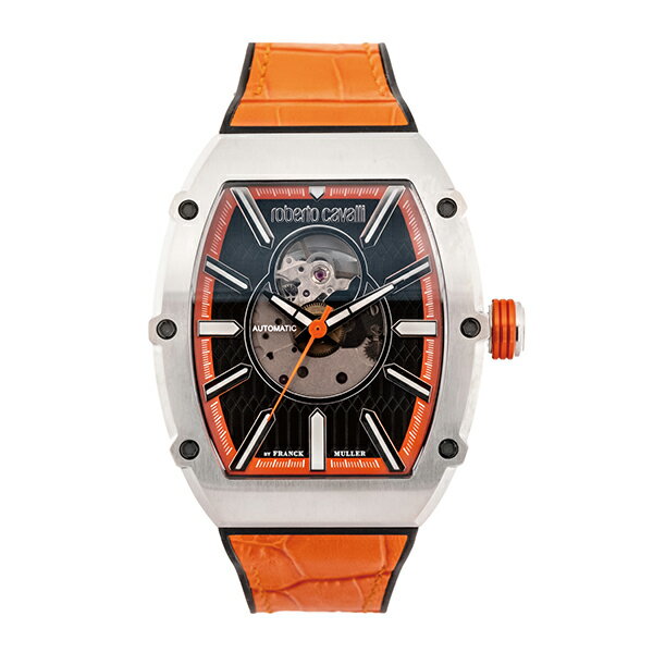 roberto cavalli by FRANCK MULLER ロベルト カヴァリ バイ フランク ミュラー ブラック スイス製 RV1G248P0071 メンズ 腕時計 国内正規品