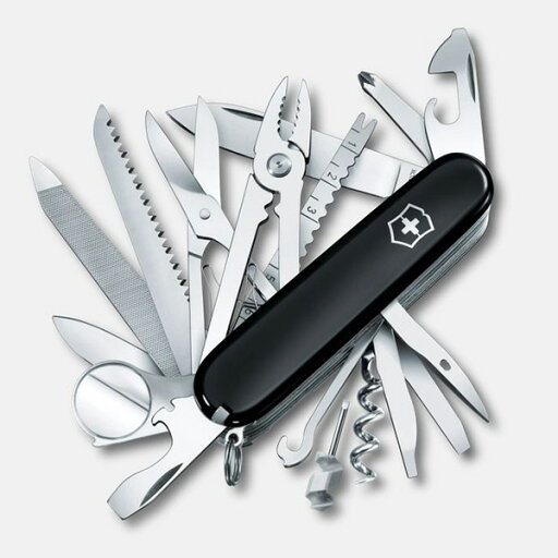【2,000円OFFクーポンで+3点で10倍、2点でも5倍】VICTORINOX ビクトリノックス スイスチャンプ BK 1.6795.3 スイス製 マルチツール 国内正規品 【2,000円OFFクーポンで+3点で10倍、2点でも5倍】VICTORINOX ビクトリノックス スイスチャンプ BK 1.6795.3 スイス製 マルチツール 国内正規品