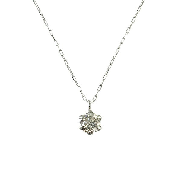 Rakuten - ネックレス プラチナ ダイヤモンド 0.18ct 一粒 ペンダントネック ネックレス Pt950 850 検査済み天然ダイヤモンド