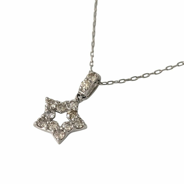 按颜色 - スター 星 ネックレス 小さめ 上品 プラチナ ダイヤモンド 0.10ct ペンダント Pt850 ギフト プレゼント 1518334 国内正規品 送料無料