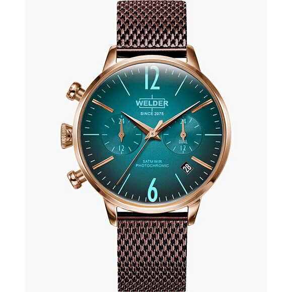 【10%OFFクーポン利用で】WELDER ウェルダー MOODY DUAL TIME 38MM WWRC610 メンズ腕時計 国内正規品 送料無料