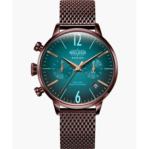 【10％OFFクーポン利用で】WELDER ウェルダー MOODY DUAL TIME 38MM WWRC626 メンズ腕時計 国内正規品 送料無料