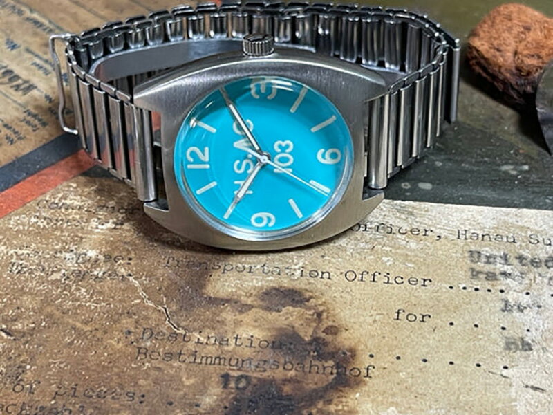 乐天商城 - M.R.M.W. モントルロロイ ミリタリーウォッチ Royal 0052 H.S. Blue ブルー 青 0052-blu-18-08BB メンズ 国内正規品 送料無料