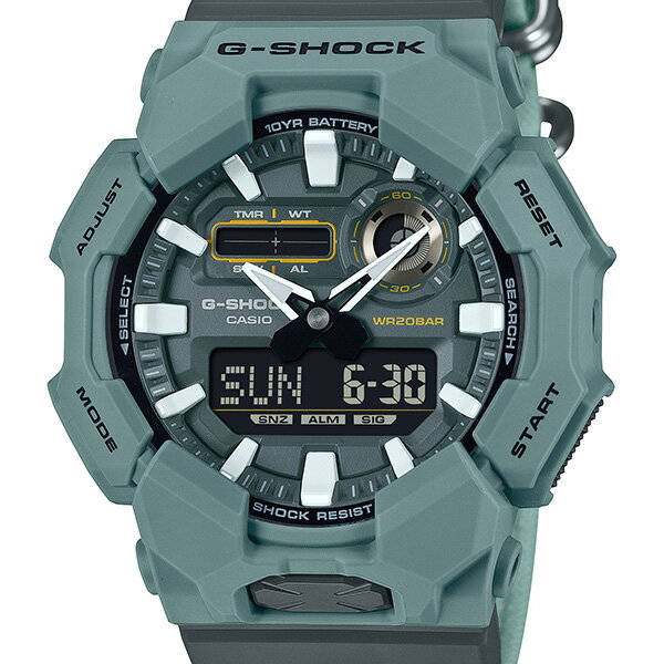 【2,000円OFFクーポン＋店舗内3点で10倍、2点でも5倍】G-SHOCK Gショック ジーショック カシオ CASIO ブルー グリーン ビッグ GA-010CE-2AJF メンズ 腕時計 国内正規品 送料無料