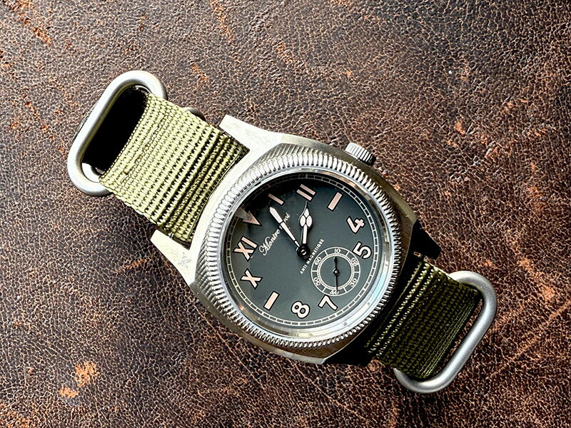 M.R.M.W. モントルロロイ ミリタリーウォッチ Big turtle California dial ビッグタートル カリフォルニア Bg-Cal-02N メンズ 国内正規品 送料無料
