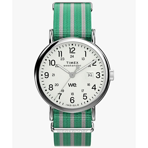 TIMEX タイメックス Weekender ウィークエンダー 40mm デイト表示 ファブリックストラップ TW2Y08800 メンズ 腕時計 国内正規品 送料無料