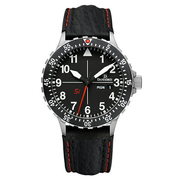DK10L DAMASKO ダマスコ AVIATORS アヴィエイター 自動巻き 3針 デイデイト ねじ込み式リューズ シリコンヒゲゼンマイ シースルーバック メンズ 腕時計 国内正規品 送料無料