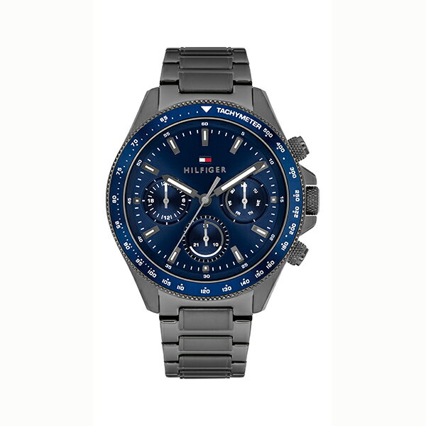 TOMMY HILFIGER トミーヒルフィガー クロノグラフ ブルー グレー 1792212 メンズ 腕時計 国内正規品 送料無料