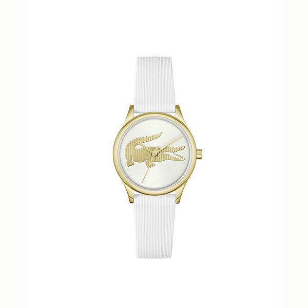 LACOSTE ラコステ シルバー ゴールド ホワイト 2001480 レディース 腕時計 国内正規品 送料無料