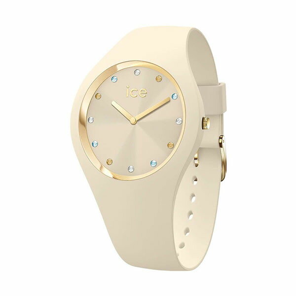 ICE WATCH アイスウォッチ バニラカラー エレガントカジュアルミックス ギョーシェ彫りダイヤル カラフルインデックス 022358 レディース 腕時計 国内正規品 送料無料