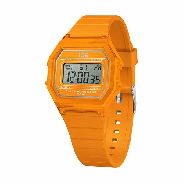 ICE WATCH アイスウォッチ デジタル オレンジ ネオンカラー シリコンストラップ 022886 レディース 腕時計 国内正規品 送料無料