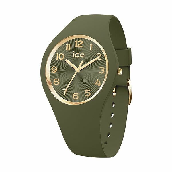 ICE WATCH アイスウォッチ オリーブグリーン マットシリコンバンド エンボス加工 サンバーストダイヤル 日本製クォーツ搭載 025254 レディース 腕時計 国内正規品 送料無料