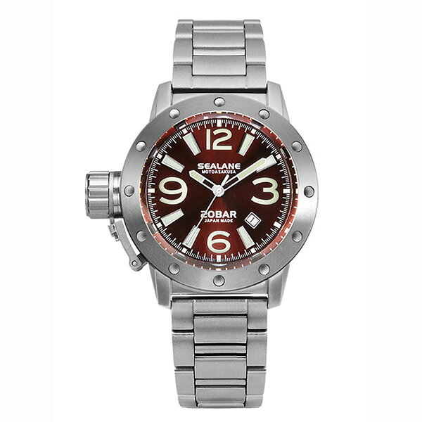 メーカー：SEALANE シーレーン製品名：SEJ010-MBRJANコード：4937996041792ケース直径：直径45mm× 厚さ17mmムーブメント：日本製 自動巻（MIYOTA Cal.821A）バンド：ステンレススチールガラス：サファイアクリスタル防水：20気圧防水ケース：ステンレススチール説明：視認性が良く、堅牢なミリタリーウォッチ SEALANE（シーレーン） 日本製自動巻ムーブメントを日本で組み立てたMADE IN JAPANモデルです。 N夜光仕様のダイヤル、サファイアクリスタル風防により視認性が向上しており 重厚感のあるデザインでありながら野暮ったさを感じさせず、洗練された印象を 与えます。日本製 自動巻 ミリタリーウォッチ シースルーバック 日付表示 左側リューズ リューズガードメーカー希望小売価格はメーカーカタログに基づいて掲載していますメーカー：SEALANE シーレーン製品名：SEJ010-MBRJANコード：4937996041792ケース直径：直径45mm× 厚さ17mmムーブメント：日本製 自動巻（MIYOTA Cal.821A）バンド：ステンレススチールガラス：サファイアクリスタル防水：20気圧防水ケース：ステンレススチール説明：視認性が良く、堅牢なミリタリーウォッチ SEALANE（シーレーン） 日本製自動巻ムーブメントを日本で組み立てたMADE IN JAPANモデルです。 N夜光仕様のダイヤル、サファイアクリスタル風防により視認性が向上しており 重厚感のあるデザインでありながら野暮ったさを感じさせず、洗練された印象を 与えます。日本製 自動巻 ミリタリーウォッチ シースルーバック 日付表示 左側リューズ リューズガードメーカー希望小売価格はメーカーカタログに基づいて掲載しています
