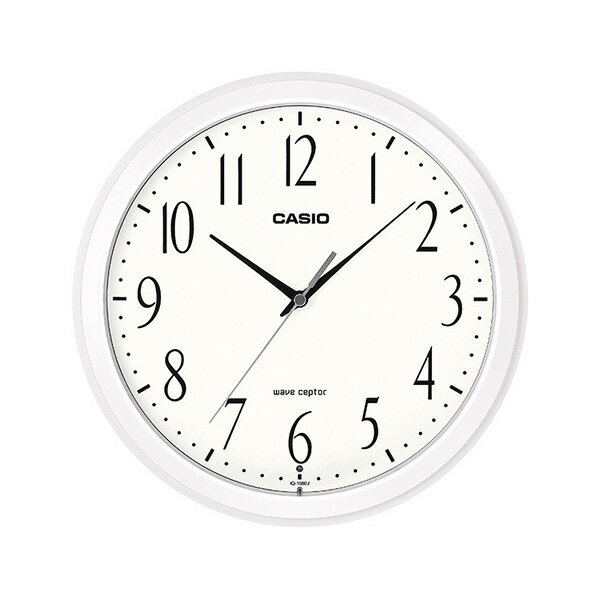 【10％OFFクーポン利用で】CASIO カシオ CLOCK クロック IQ-1080J-7JF 掛時計 国内正規品